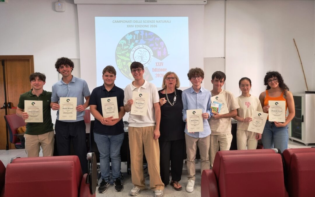 Premiazioni degli studenti del Lazio qualificati ai Giochi delle Scienze Sperimentali e ai Campionati (ex Olimpiadi) delle Scienze Naturali 2026